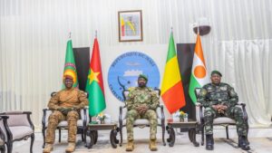 Burkina Faso leader vows AES alliance crackdown on armed groups in Sahel