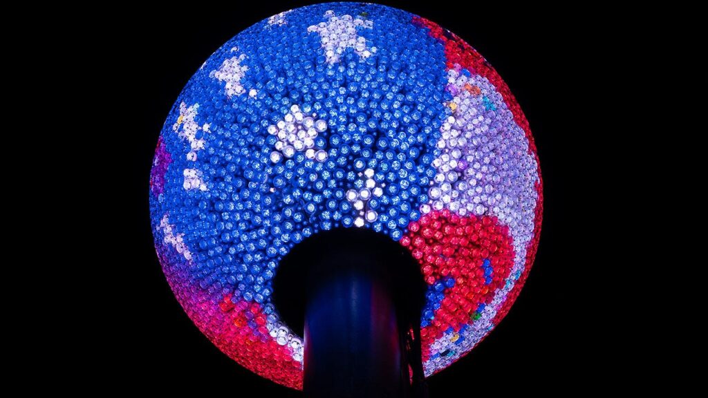 Times Square ball goes red, white and blue for America’s 250th birthday
